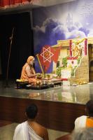Shiva Pujana by HH Swamiji (Picture Courtesy: Sanjana Hervatte Bantwal)